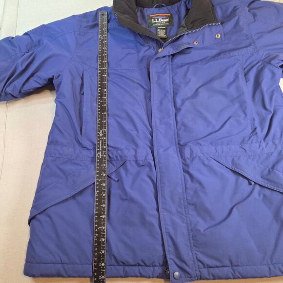 L.L.Bean Men’s XL Blue Thinsulate Ultra Insulated Winter Jacket Coat - Picture 5 of 12